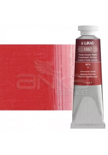 Lukas 1862 37ml Yağlı Boya Seri:3 No:0074 Kadmium Kırmızı Koyu