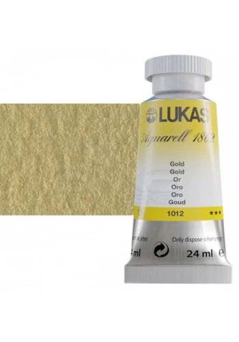 Lukas Aquarell 1862 Artist 24ml Sulu Boya 1012 Gold Seri 3