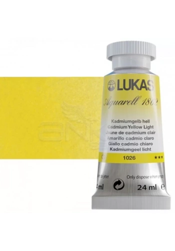 Lukas Aquarell 1862 Artist 24ml Sulu Boya 1026 Kadmium Açık Sarı Seri 3