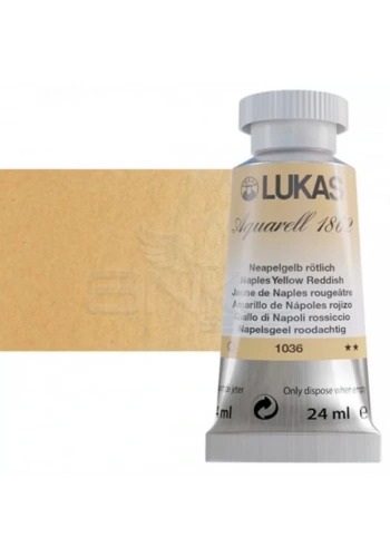 Lukas Aquarell 1862 Artist 24ml Sulu Boya 1036 Naples Yellow Seri 2