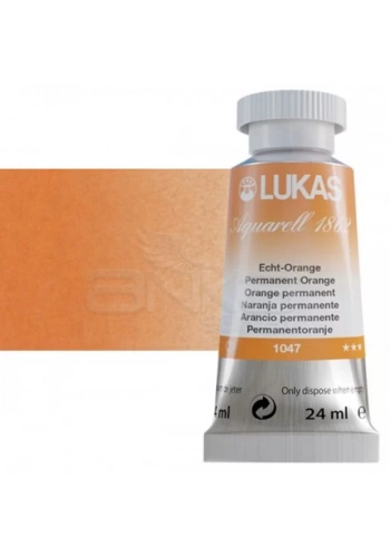 Lukas Aquarell 1862 Artist 24ml Sulu Boya 1047 Permanent Orange Seri 2