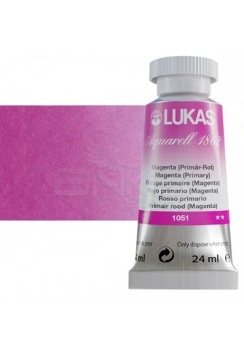 Lukas Aquarell 1862 Artist 24ml Sulu Boya 1051 Magenta Seri 2