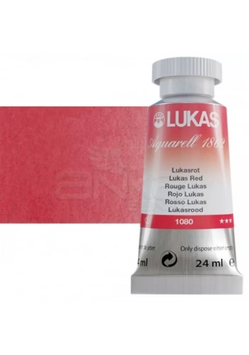 Lukas Aquarell 1862 Artist 24ml Sulu Boya 1080 Lukas Red Seri 2
