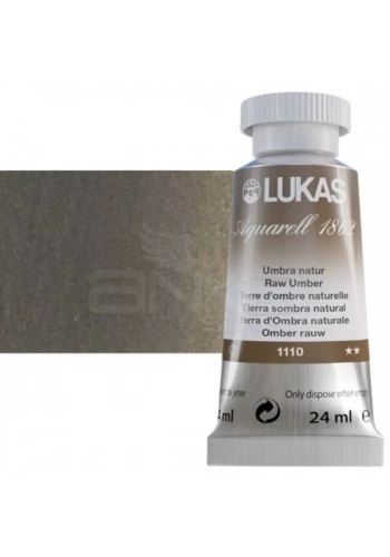 Lukas Aquarell 1862 Artist 24ml Sulu Boya 1110 Umbra Naturel Seri 2