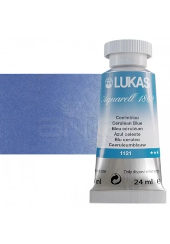 Lukas Aquarell 1862 Artist 24ml Sulu Boya 1121 Coelin Mavi Seri 3
