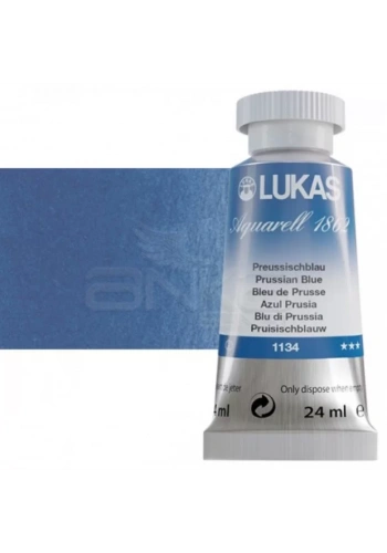 Lukas Aquarell 1862 Artist 24ml Sulu Boya 1134 Prusya Mavisi Seri 2