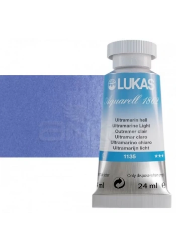 Lukas Aquarell 1862 Artist 24ml Sulu Boya 1135 Ultramarine Blue Light Seri 2