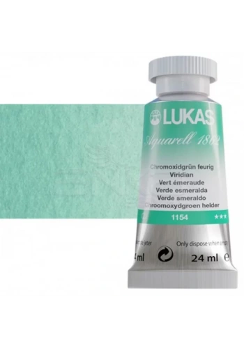 Lukas Aquarell 1862 Artist 24ml Sulu Boya 1154 Chromoxid Yeşil Seri 2