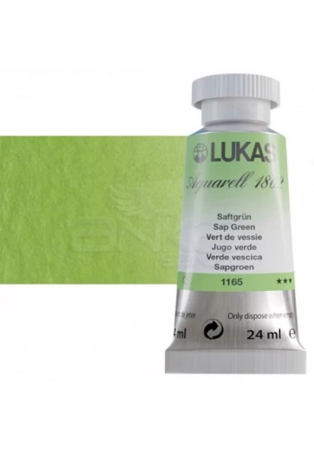 Lukas Aquarell 1862 Artist 24ml Sulu Boya 1165 Safra Yeşili Seri 2