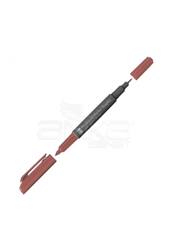 Marabu Graphix Permanent Marker Çift Uçlu 1.0mm-0.5mm 163 Cinnamon