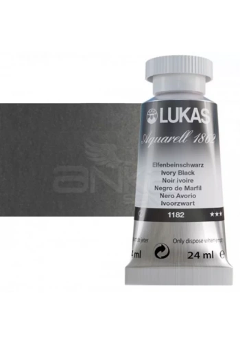 Lukas Aquarell 1862 Artist 24ml Sulu Boya 1182 İvory Black Seri 2