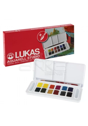 Lukas Sulu Boya Takımı Tablet 12 Renk