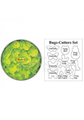 Makin&prime;s Clay Kesici Kalıp Seti Böcekler 11 Desen Kod:37006