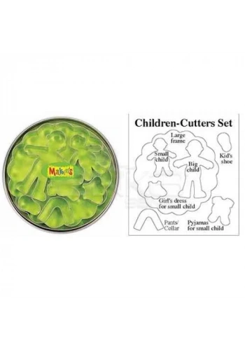 Makins Clay Kesici Kalıp Seti Çocuklar 7 Desen Kod:37007