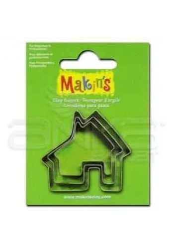Makins Clay Kesici Kalıp Seti Ev 3 Parça Kod:36023