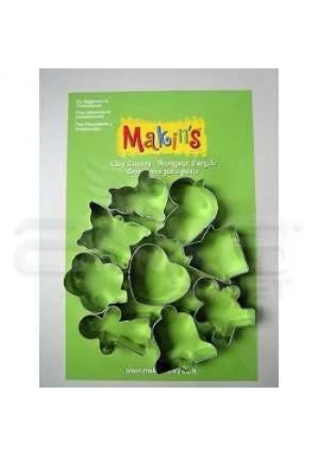 Makins Clay Kesici Kalıp Seti Günlük 9 Desen Kod:37012