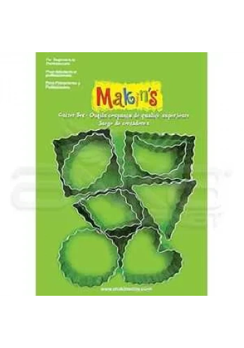 Makin&prime;s Clay Kesici Kalıp Seti Şekiller 9 Desen Kod:37020