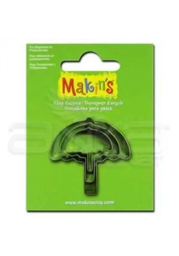 Makins Clay Kesici Kalıp Seti Şemsiye 3 Parça Kod:36025