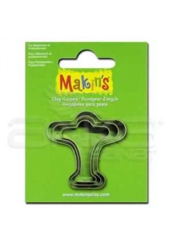 Makins Clay Kesici Kalıp Seti Uçak 3 Parça Kod:36026