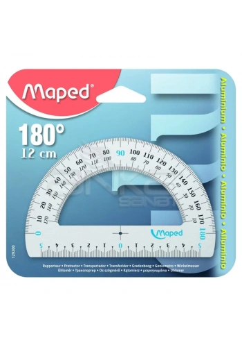 Maped Aluminyum İletki 12cm 180 Derece