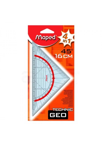 Maped Technic Geo Gönye 16cm 45 Derece