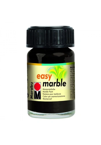 Marabu Easy Marble Ebru Boyası 15ml No:073 Black