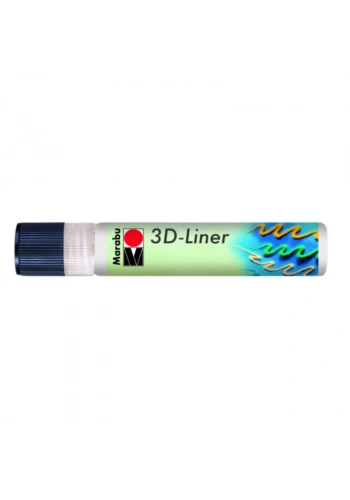 Marabu 3D Liner Boyutlu Boncuk Boyası 25ml No:670 Beyaz