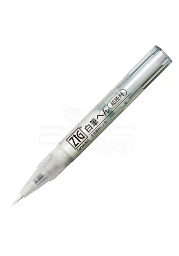Zig Brush Pen Ultra Fine Fırça Uçlu Beyaz Kalem CNBW-02S