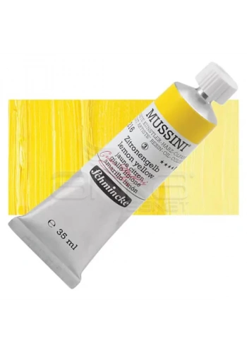 Mussini 35ml Yağlı Boya Seri:3 No:216 Lemon Yellow