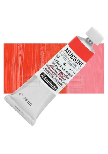 Mussini 35ml Yağlı Boya Seri:4 No:340 Brilliant Scarlet