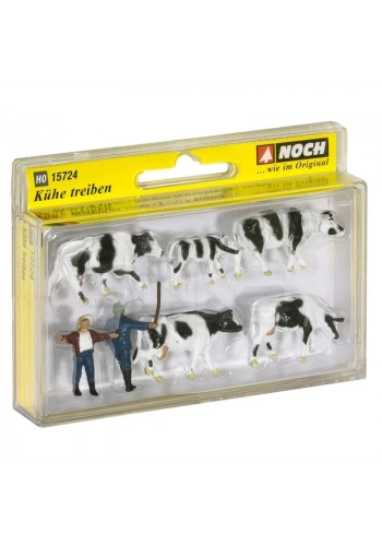 Noch 7 Parça İnekler ve Çoban Figürü 15724