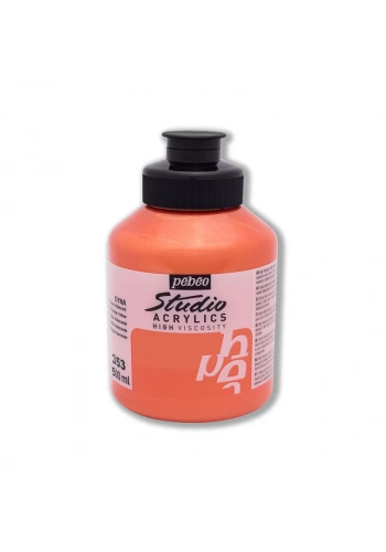 Pebeo Studio Akrilik Boyaa 353 İridescent Orange Yellow 500ml