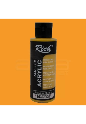 Rich Master Akrilik Boya 120ml 114 Ayçiçeği
