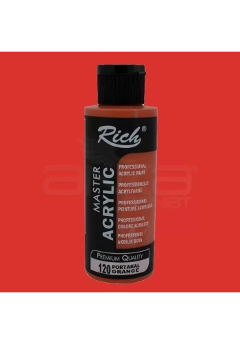 Rich Master Akrilik Boya 120ml 120 Portakal