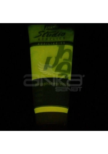 Pebeo Studio Floresan Karanlıkta Parlayan Boya 100ml Yellow