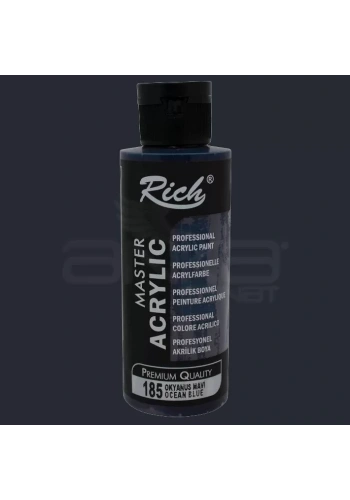 Rich Master Akrilik Boya 120ml 185 Okyanus Mavi