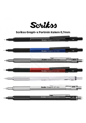 Scrikss Graph-x Portmin Kalem 0,7mm