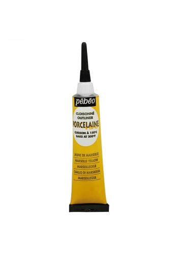 Pebeo Porcelaine 150 Fırınlanabilir Porselen Kontür 20ml 01 Marseille Yellow