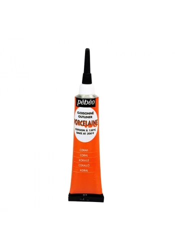 Pebeo Porcelaine 150 Fırınlanabilir Porselen Kontür 20ml 02 Coral