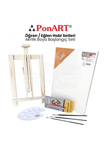 Ponart Akrilik Boya Başlangıç Seti PHS-12