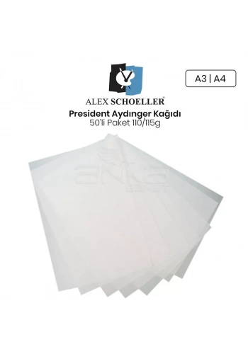 Alex Schoeller President Aydınger Kağıdı 50li Paket 110/115g