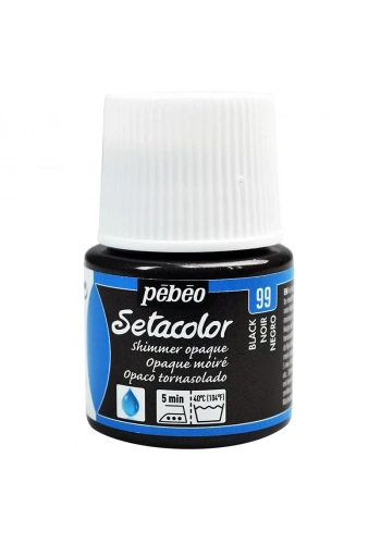 Pebeo Setacolor Opak Kumaş Boyası Metalik 99 Shimmer Black