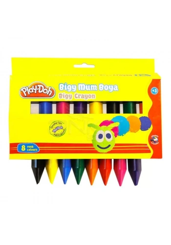Play-Doh Bigy Mum Boya 8 Renk 19 mm CR012