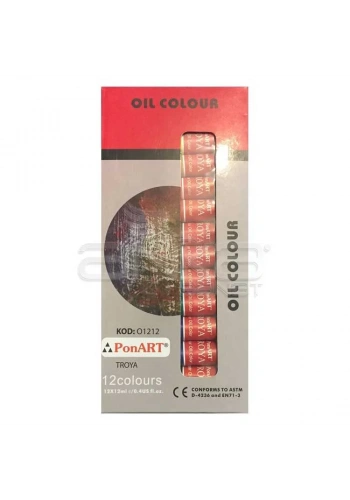 Ponart Yağlı Boya Seti 12x12ml O1212