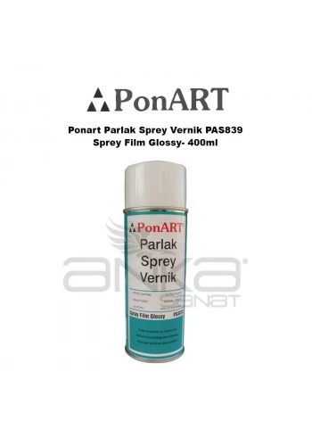 Ponart Parlak Sprey Vernik PAS839 -Sprey Film Glossy- 400ml
