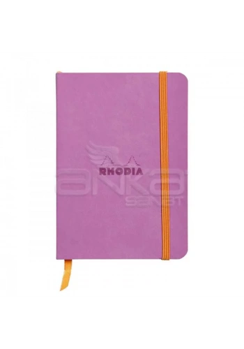 Rhodia Boutique Rodiarama Italyan Deri Yumuşak Kapak Noktalı Lilac A5