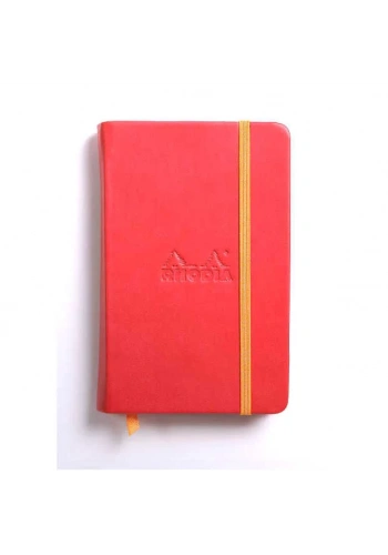 Rhodia Boutique Rodiarama Renkler Italyan Deri Çizgisiz Defter Poppi A6 96Yaprak