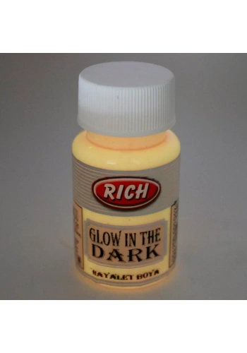 Rich Karanlıkta Parlayan Boya Glow In The Dark 50ml 3006 Turuncu