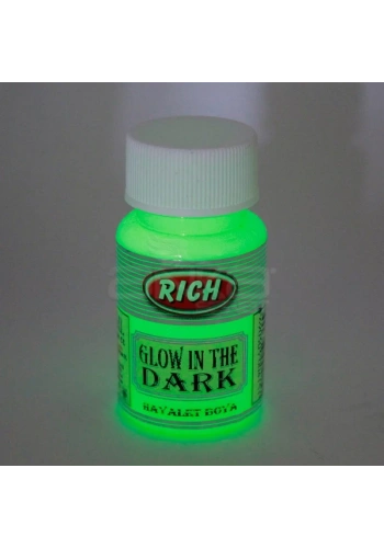 Rich Karanlıkta Parlayan Boya Glow In The Dark 50ml 3004 Yeşil