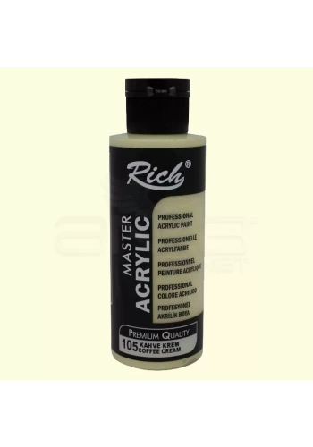 Rich Master Akrilik Boya 120ml 105 Coffe Cream